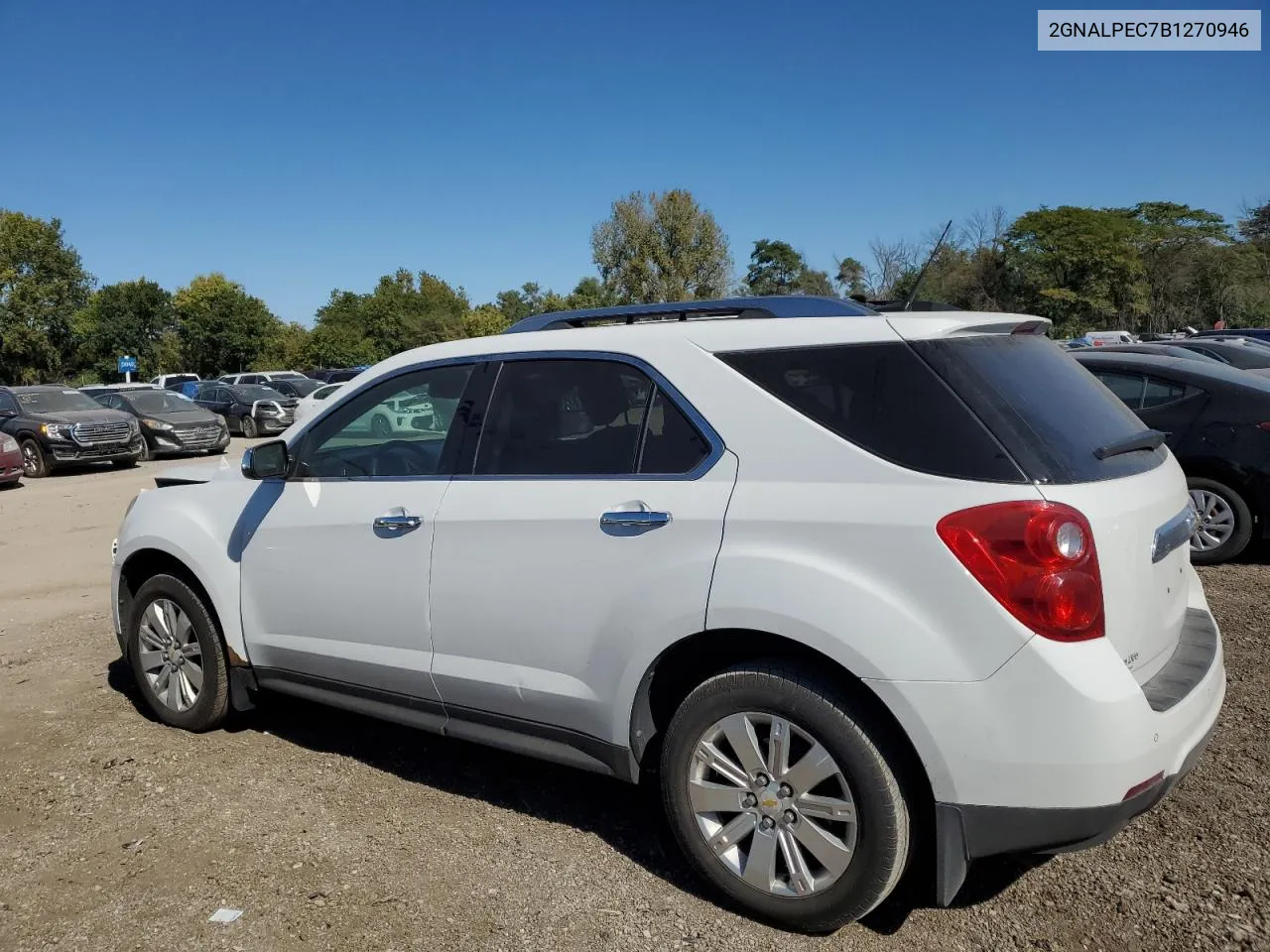 2011 Chevrolet Equinox Lt VIN: 2GNALPEC7B1270946 Lot: 73174284