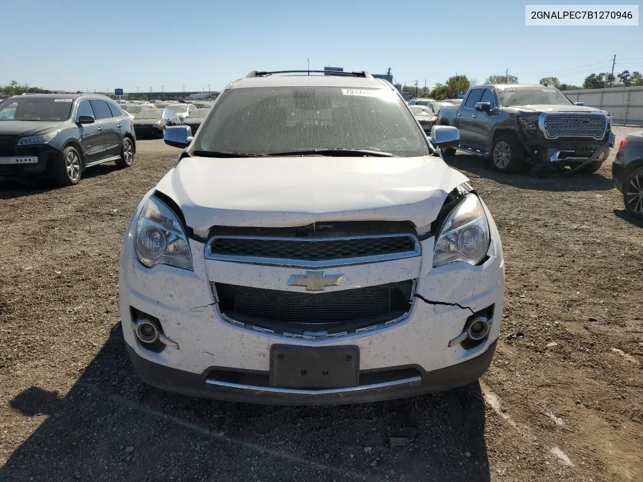 2011 Chevrolet Equinox Lt VIN: 2GNALPEC7B1270946 Lot: 73174284