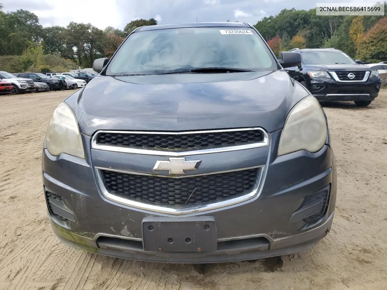 2011 Chevrolet Equinox Ls VIN: 2CNALBEC5B6415699 Lot: 73235624