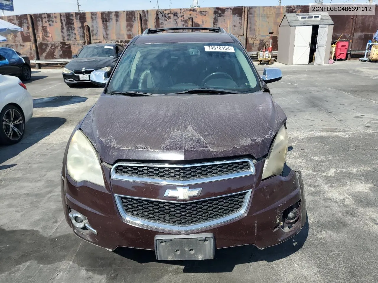 2011 Chevrolet Equinox Ltz VIN: 2CNFLGEC4B6391012 Lot: 74610464