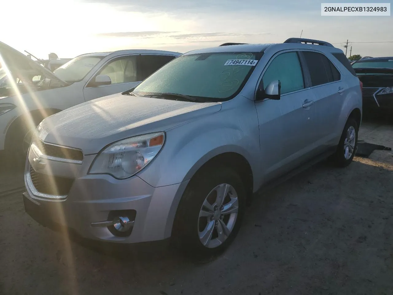 2011 Chevrolet Equinox Lt VIN: 2GNALPECXB1324983 Lot: 74947114