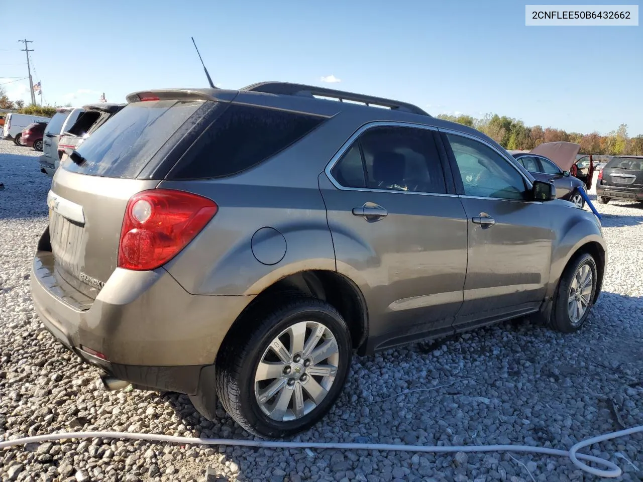 2011 Chevrolet Equinox Lt VIN: 2CNFLEE50B6432662 Lot: 74993894