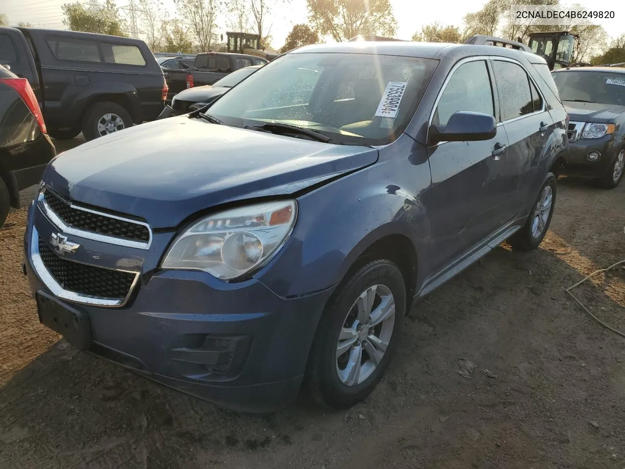 2011 Chevrolet Equinox Lt VIN: 2CNALDEC4B6249820 Lot: 75539904