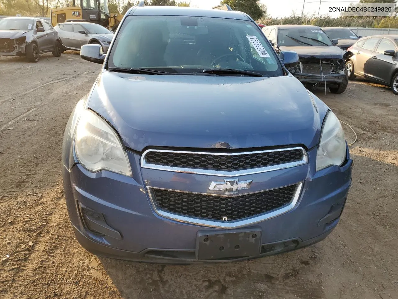 2011 Chevrolet Equinox Lt VIN: 2CNALDEC4B6249820 Lot: 75539904