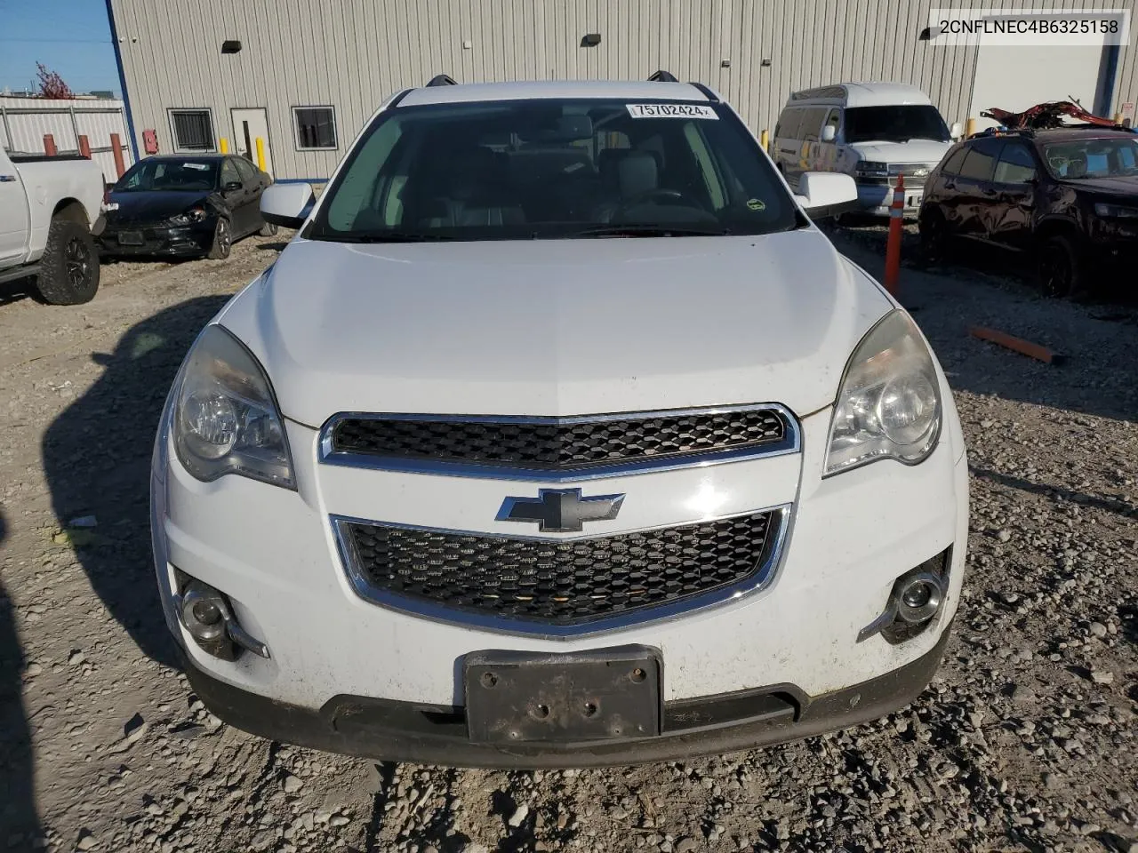 2011 Chevrolet Equinox Lt VIN: 2CNFLNEC4B6325158 Lot: 75702424