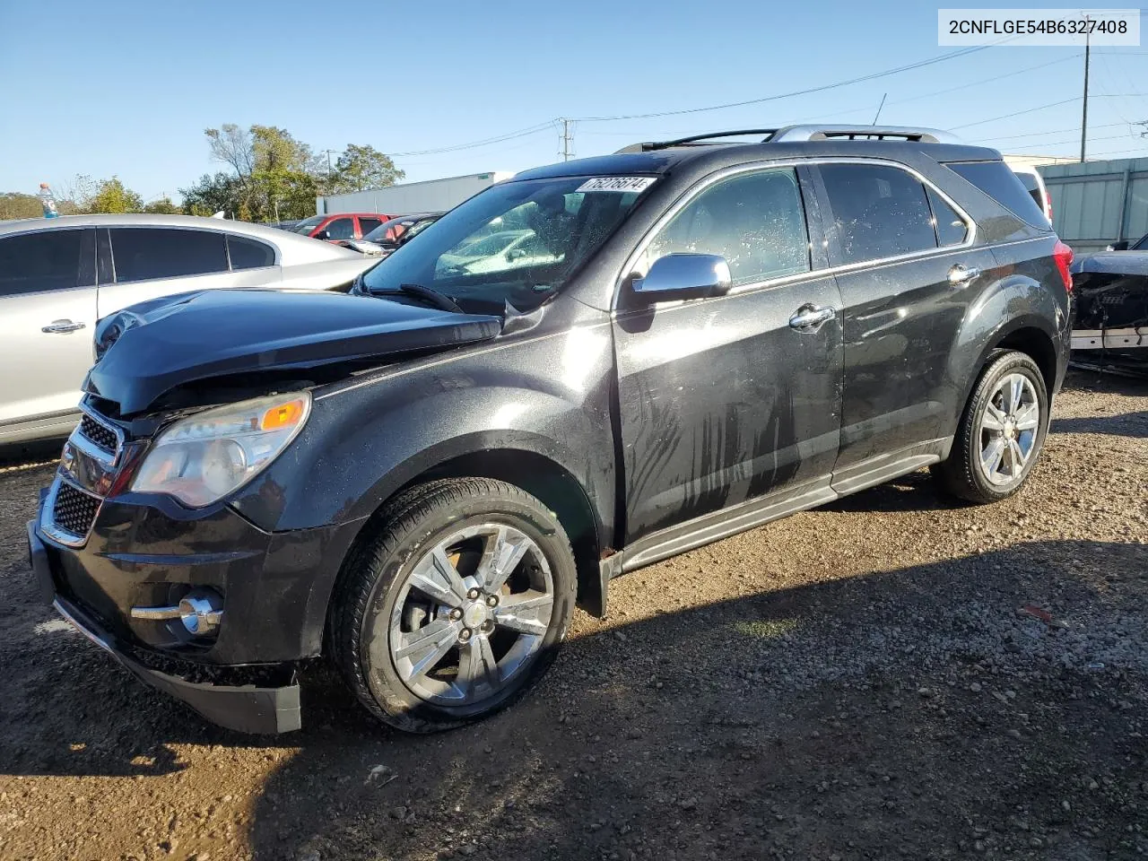 2011 Chevrolet Equinox Ltz VIN: 2CNFLGE54B6327408 Lot: 76276674