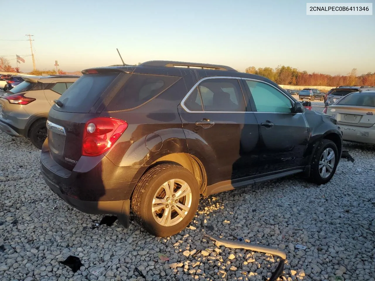 2CNALPEC0B6411346 2011 Chevrolet Equinox Lt