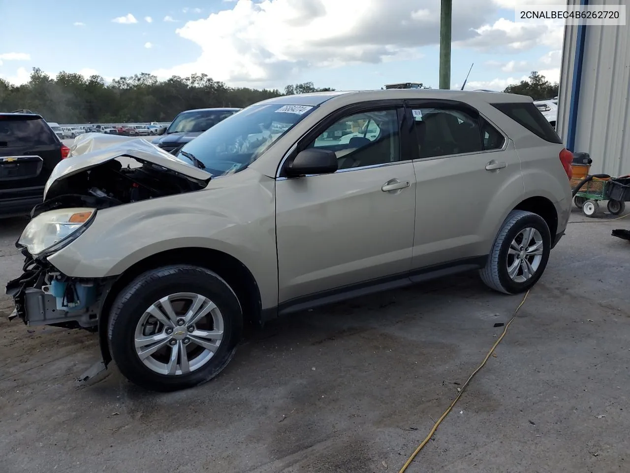 2011 Chevrolet Equinox Ls VIN: 2CNALBEC4B6262720 Lot: 76864274