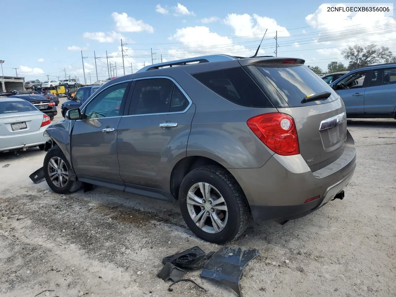 2011 Chevrolet Equinox Ltz VIN: 2CNFLGECXB6356006 Lot: 77221494