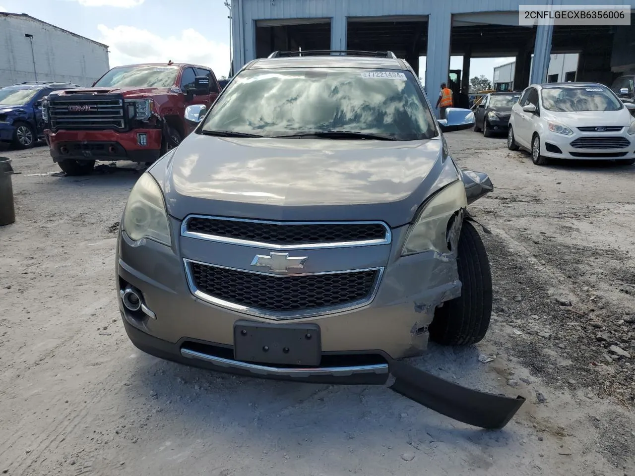 2011 Chevrolet Equinox Ltz VIN: 2CNFLGECXB6356006 Lot: 77221494