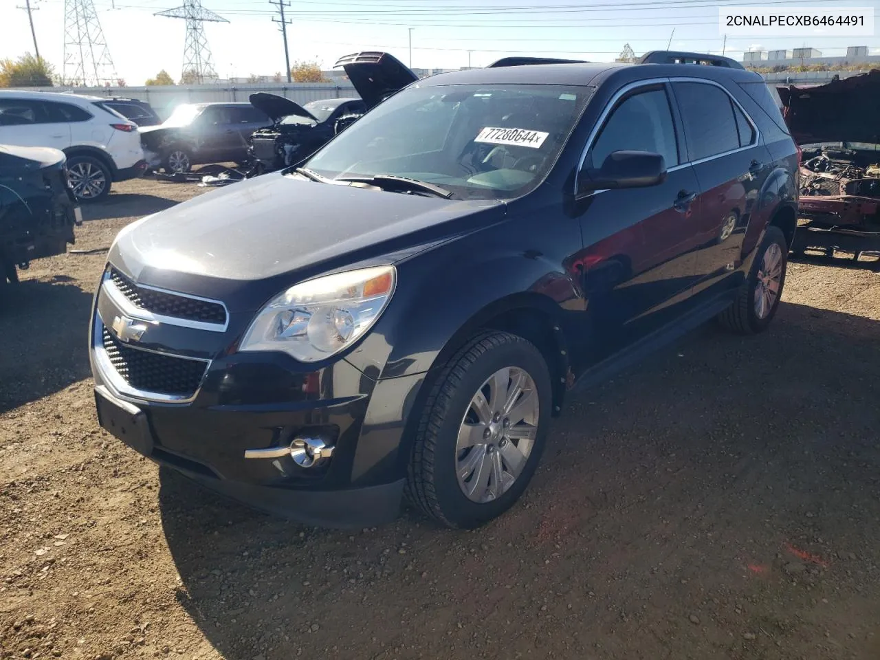 2011 Chevrolet Equinox Lt VIN: 2CNALPECXB6464491 Lot: 77280644