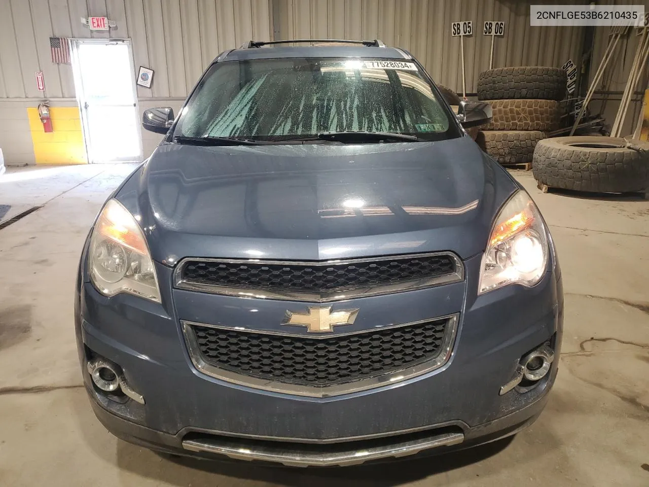 2011 Chevrolet Equinox Ltz VIN: 2CNFLGE53B6210435 Lot: 77528034