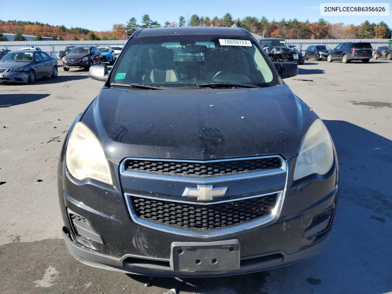 2CNFLCEC6B6356626 2011 Chevrolet Equinox Ls