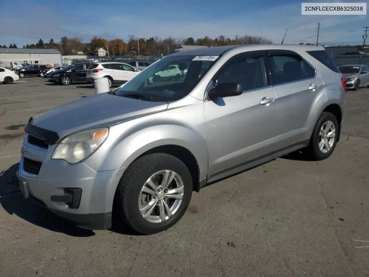 2011 Chevrolet Equinox Ls VIN: 2CNFLCECXB6325038 Lot: 78511704