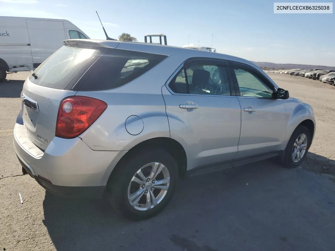 2011 Chevrolet Equinox Ls VIN: 2CNFLCECXB6325038 Lot: 78511704