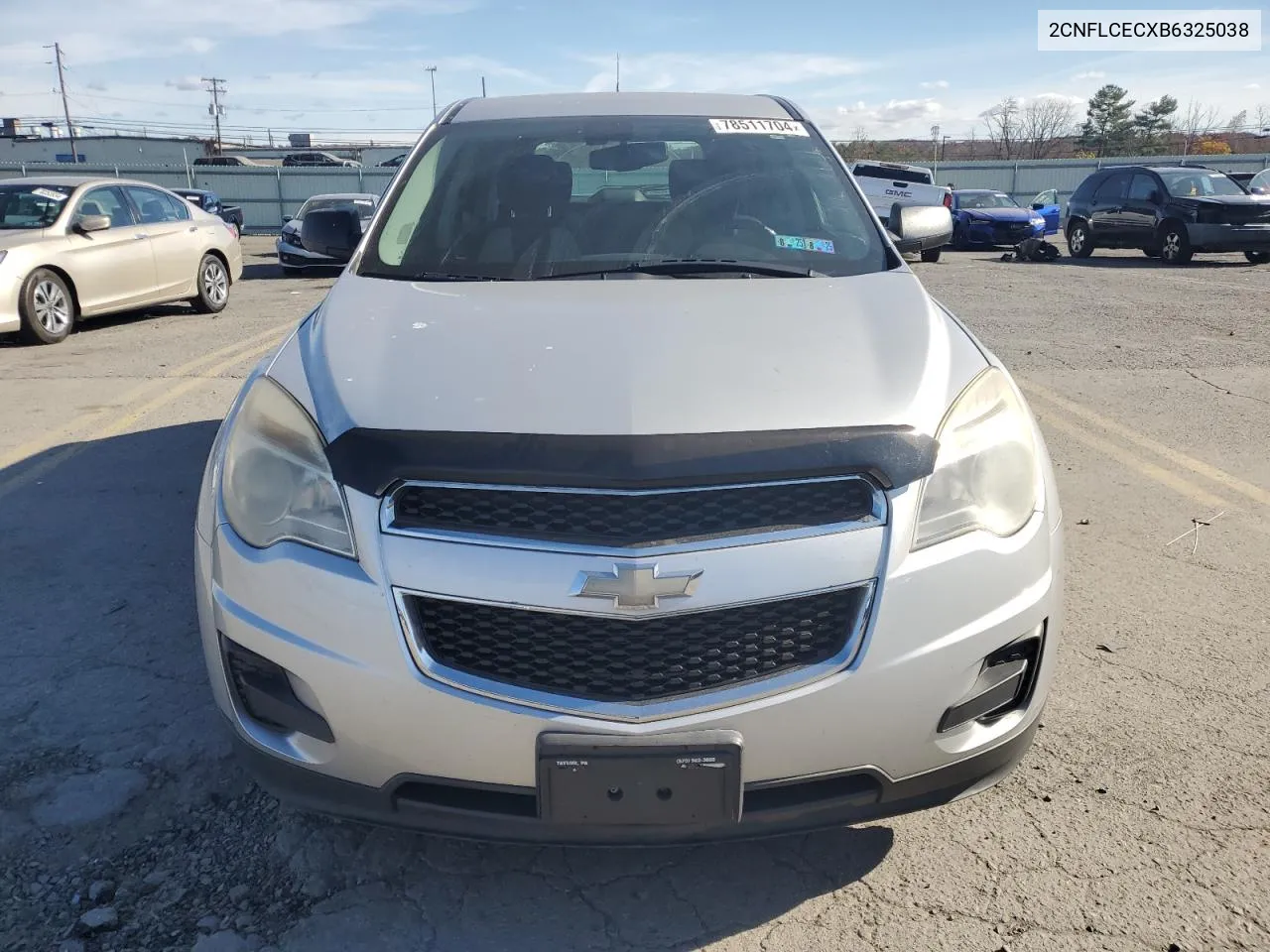 2011 Chevrolet Equinox Ls VIN: 2CNFLCECXB6325038 Lot: 78511704