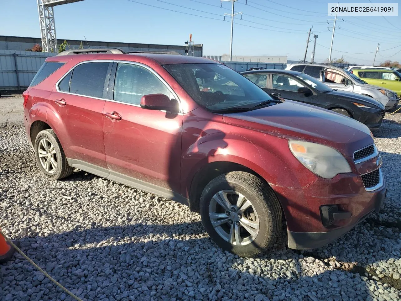 2011 Chevrolet Equinox Lt VIN: 2CNALDEC2B6419091 Lot: 78638444