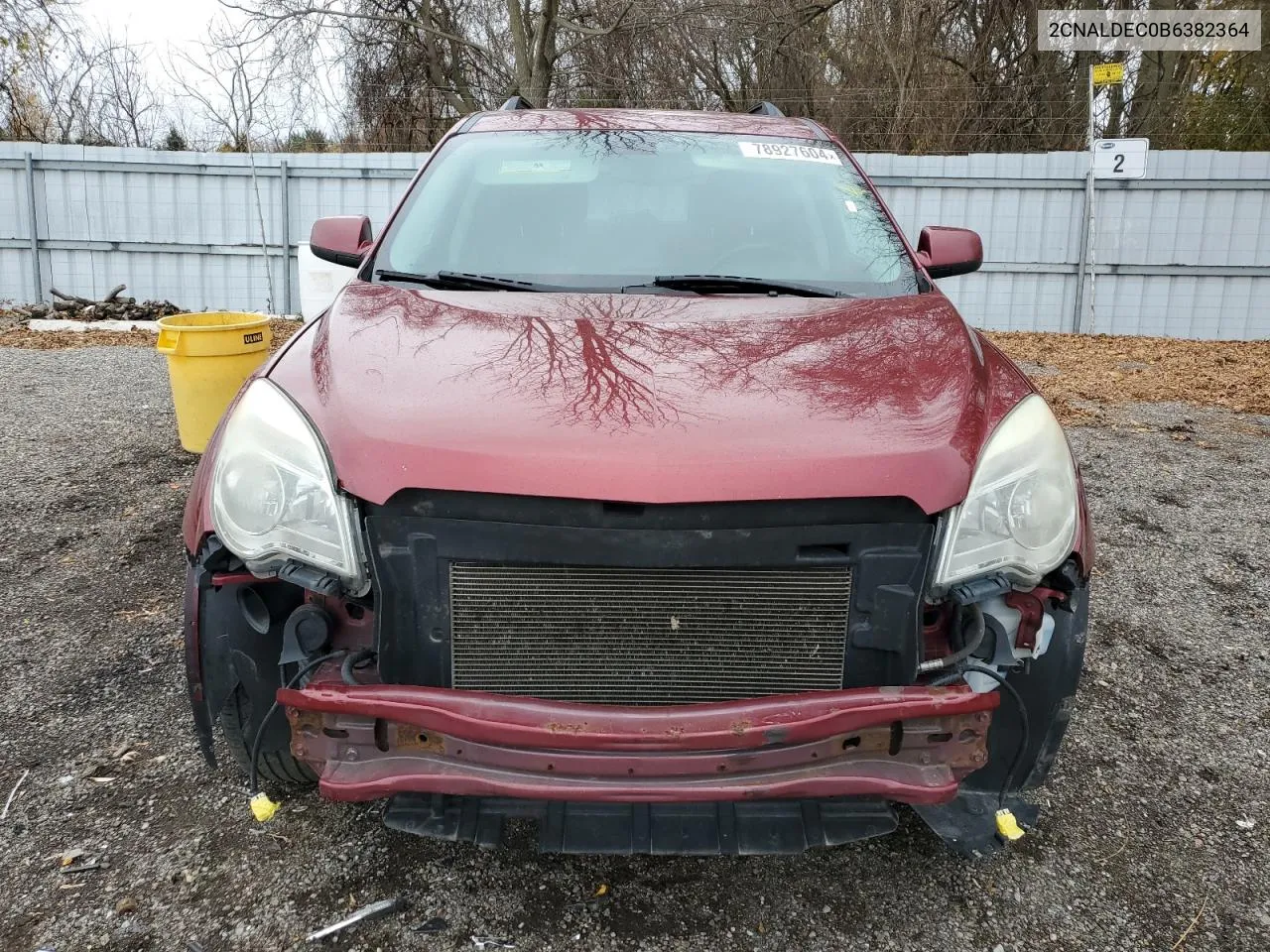 2011 Chevrolet Equinox Lt VIN: 2CNALDEC0B6382364 Lot: 78927604