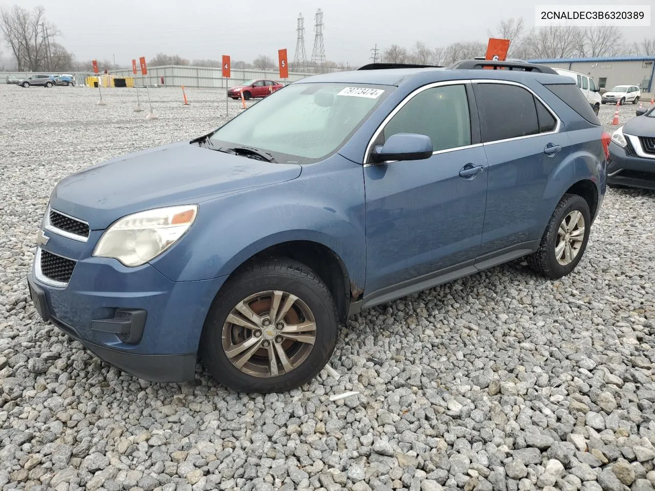 2011 Chevrolet Equinox Lt VIN: 2CNALDEC3B6320389 Lot: 79773474