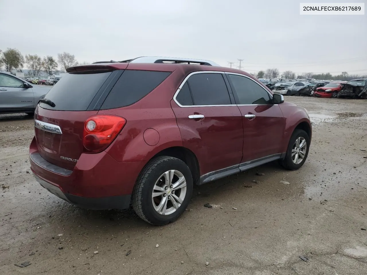 2011 Chevrolet Equinox Ltz VIN: 2CNALFECXB6217689 Lot: 80449704