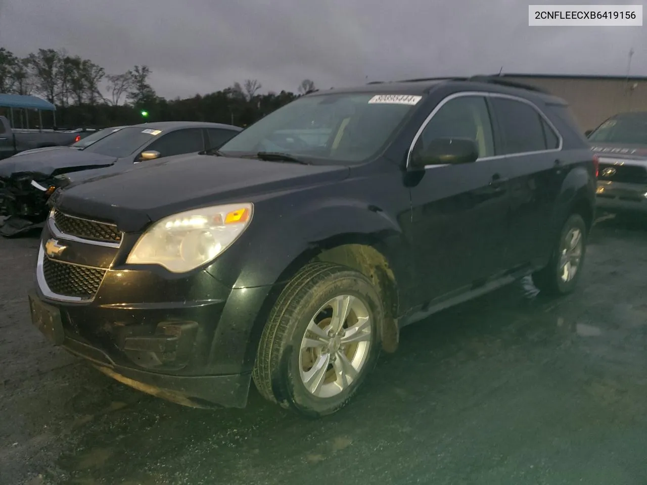 2011 Chevrolet Equinox Lt VIN: 2CNFLEECXB6419156 Lot: 80895444