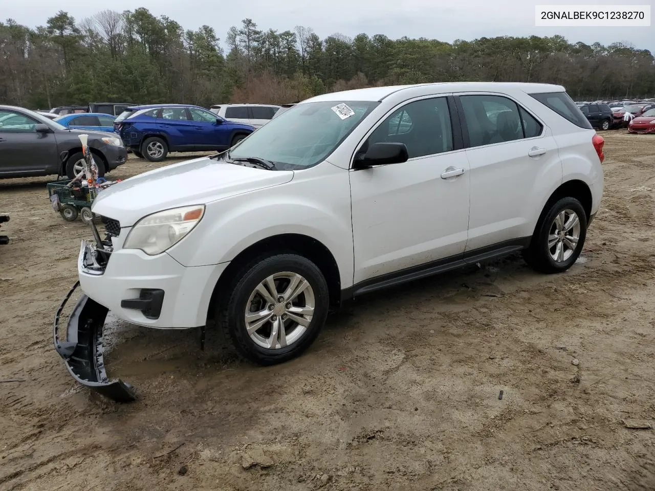 2012 Chevrolet Equinox Ls VIN: 2GNALBEK9C1238270 Lot: 44760204