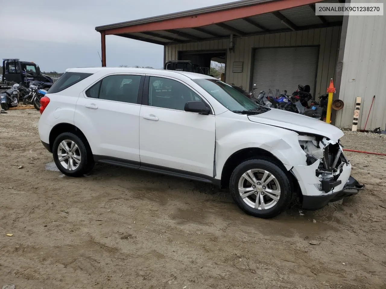 2012 Chevrolet Equinox Ls VIN: 2GNALBEK9C1238270 Lot: 44760204