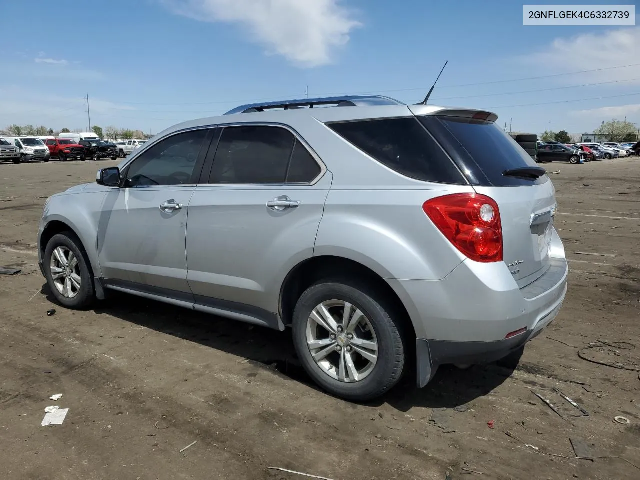 2GNFLGEK4C6332739 2012 Chevrolet Equinox Ltz