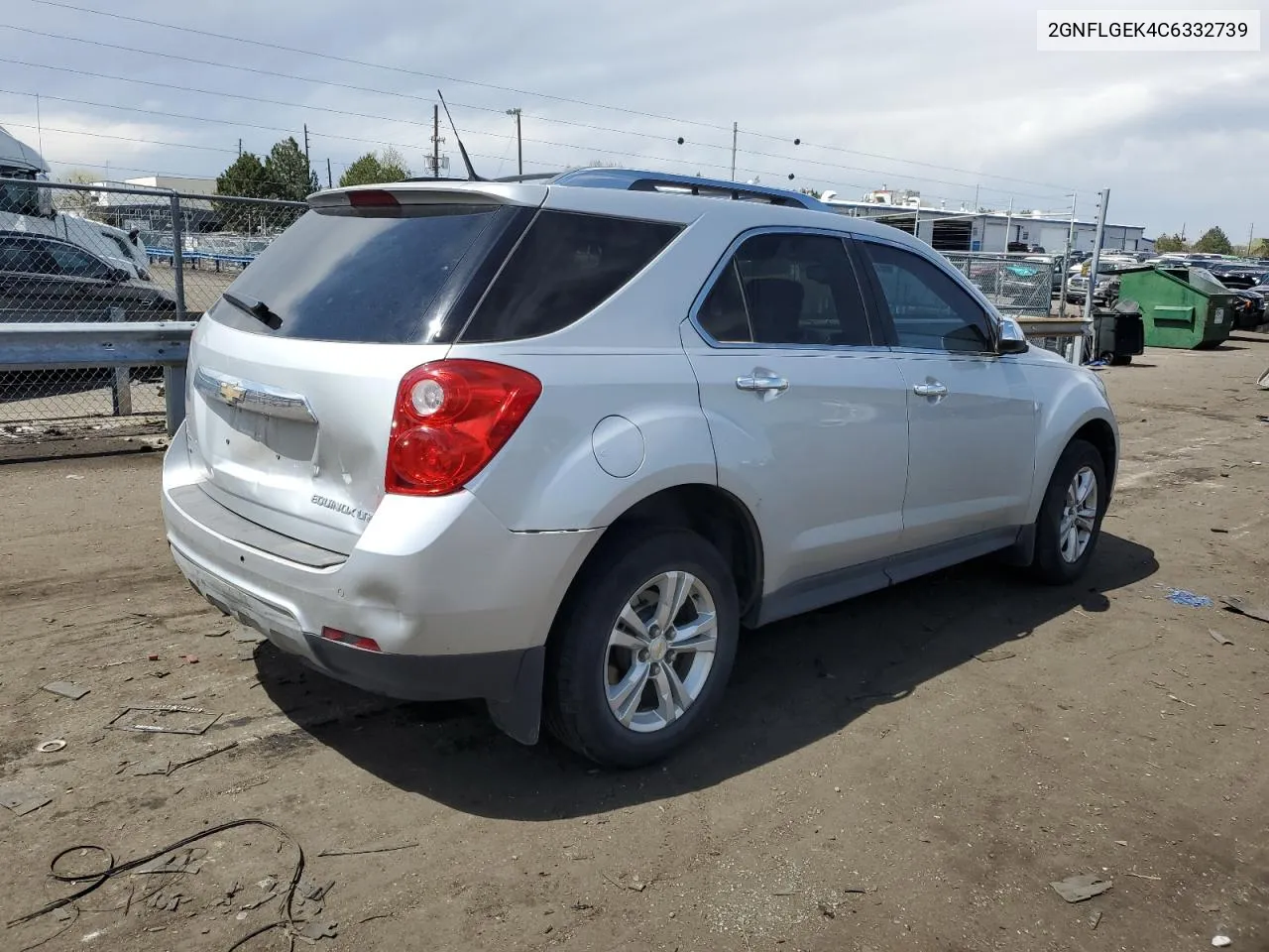 2GNFLGEK4C6332739 2012 Chevrolet Equinox Ltz