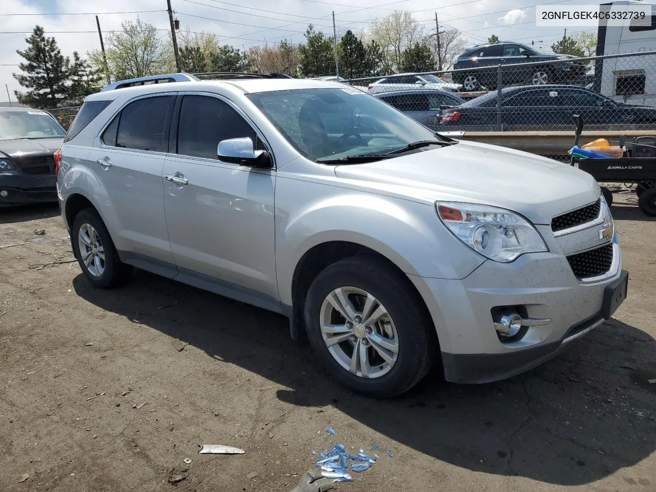 2GNFLGEK4C6332739 2012 Chevrolet Equinox Ltz