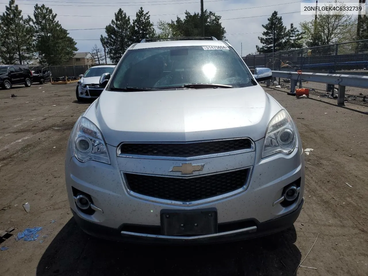 2012 Chevrolet Equinox Ltz VIN: 2GNFLGEK4C6332739 Lot: 51475604