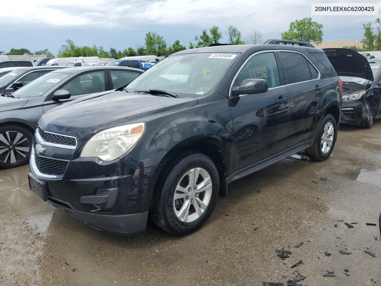 2012 Chevrolet Equinox Lt VIN: 2GNFLEEK6C6200425 Lot: 53345484