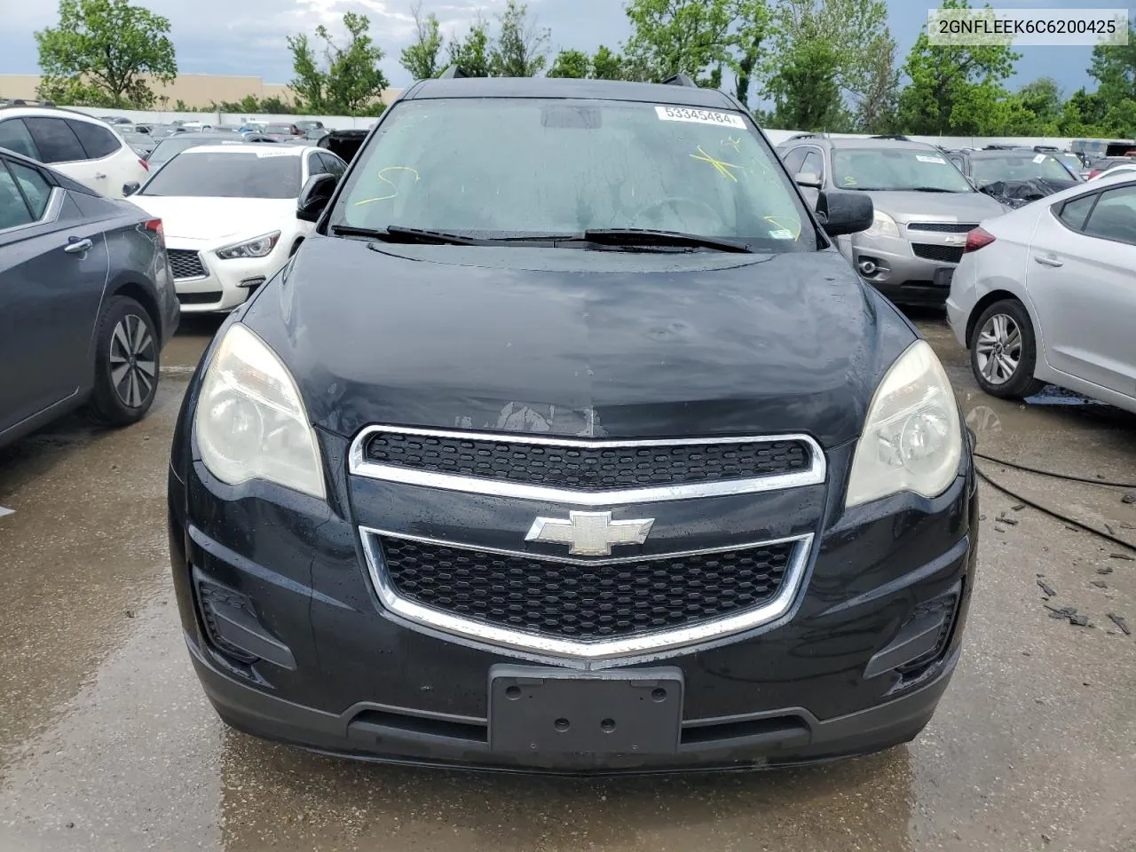 2012 Chevrolet Equinox Lt VIN: 2GNFLEEK6C6200425 Lot: 53345484