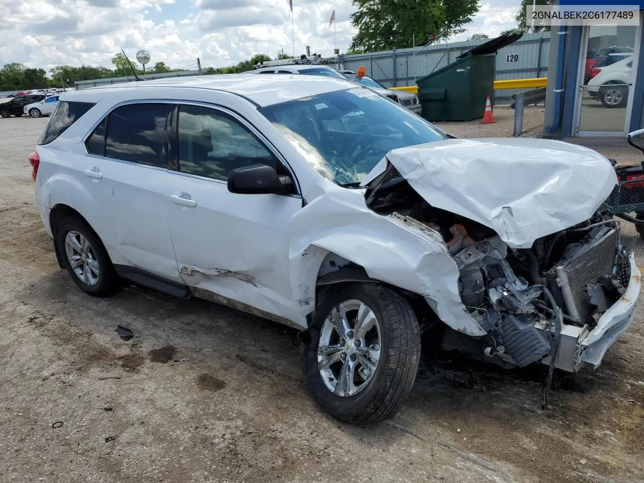 2012 Chevrolet Equinox Ls VIN: 2GNALBEK2C6177489 Lot: 54994764