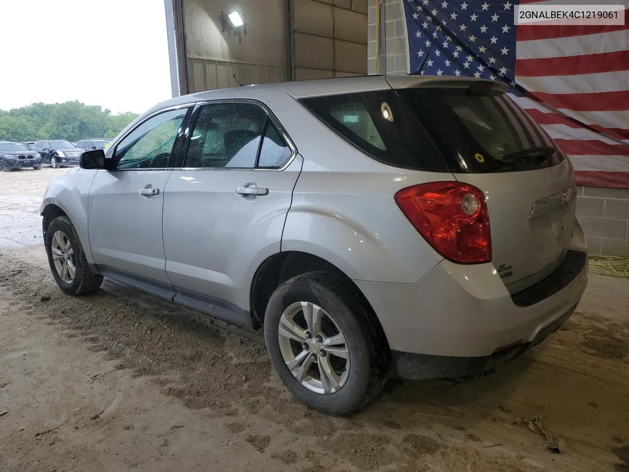 2012 Chevrolet Equinox Ls VIN: 2GNALBEK4C1219061 Lot: 55155444