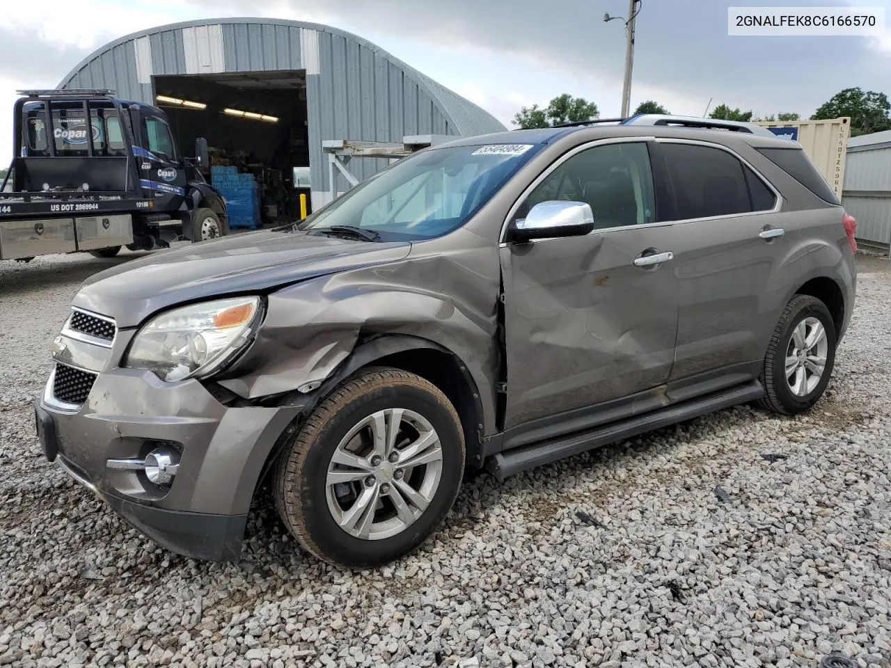 2012 Chevrolet Equinox Ltz VIN: 2GNALFEK8C6166570 Lot: 55404984