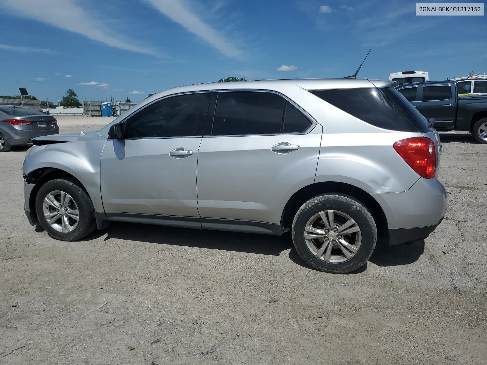 2012 Chevrolet Equinox Ls VIN: 2GNALBEK4C1317152 Lot: 55953794