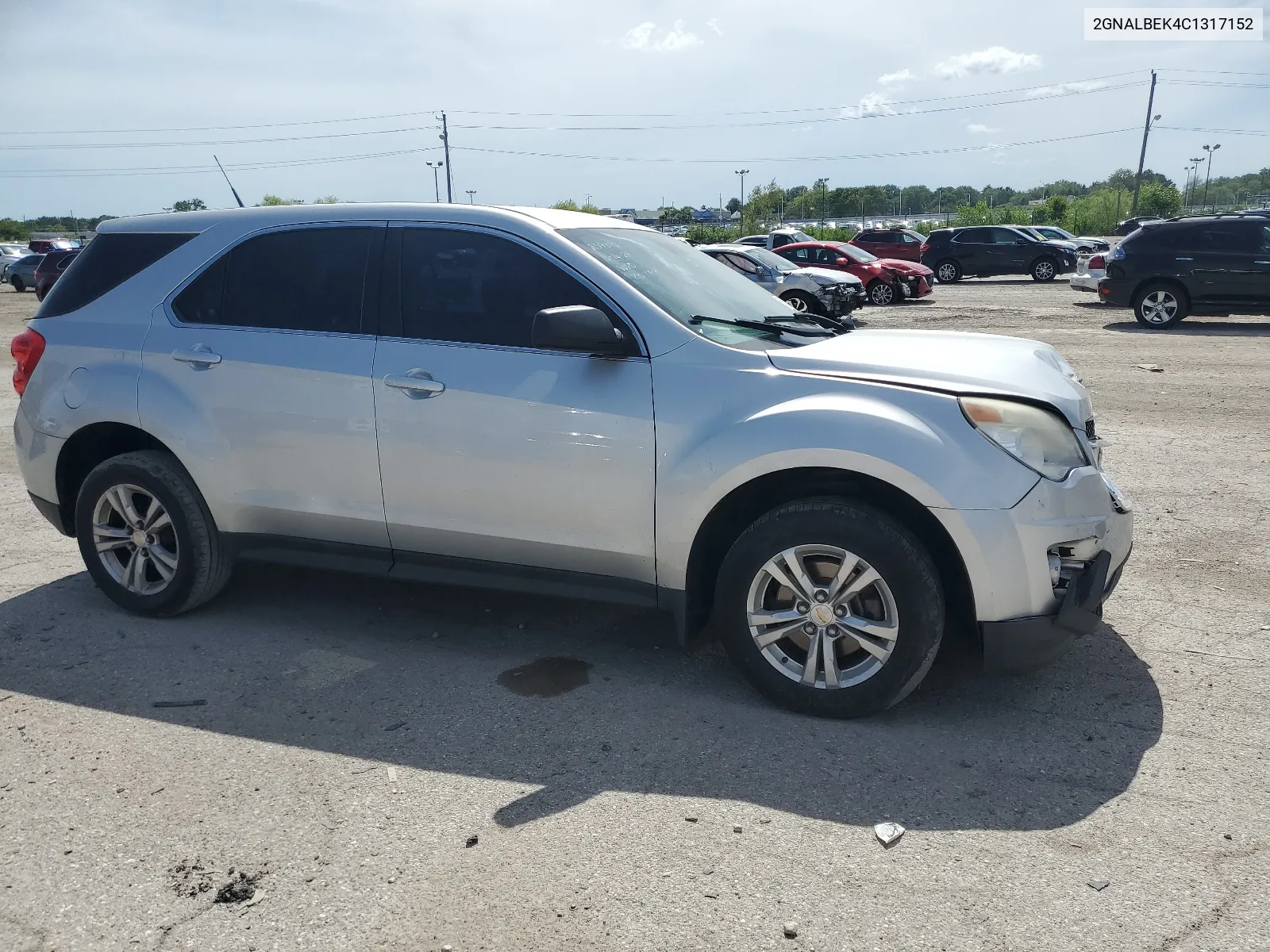 2012 Chevrolet Equinox Ls VIN: 2GNALBEK4C1317152 Lot: 55953794