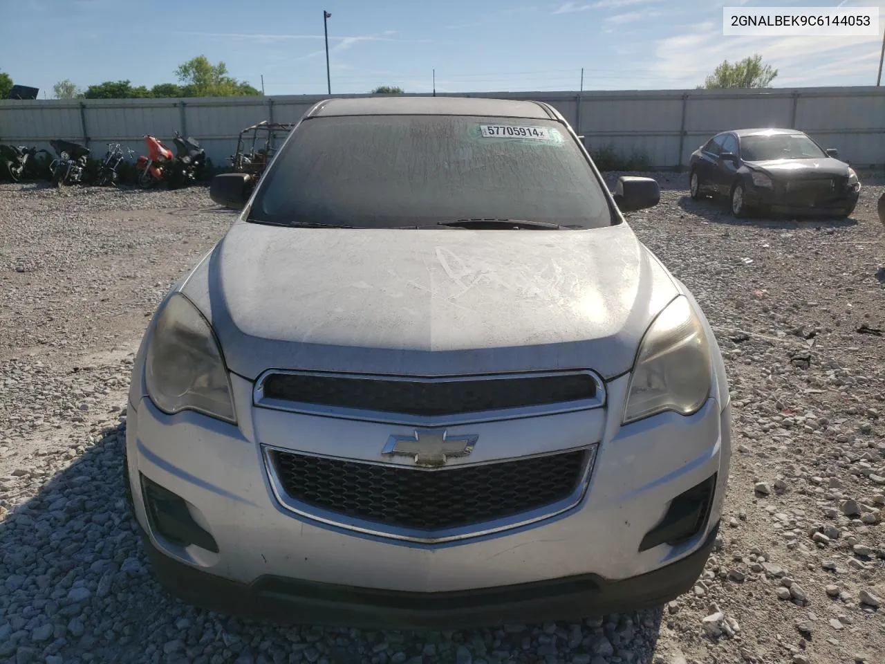 2012 Chevrolet Equinox Ls VIN: 2GNALBEK9C6144053 Lot: 57705914