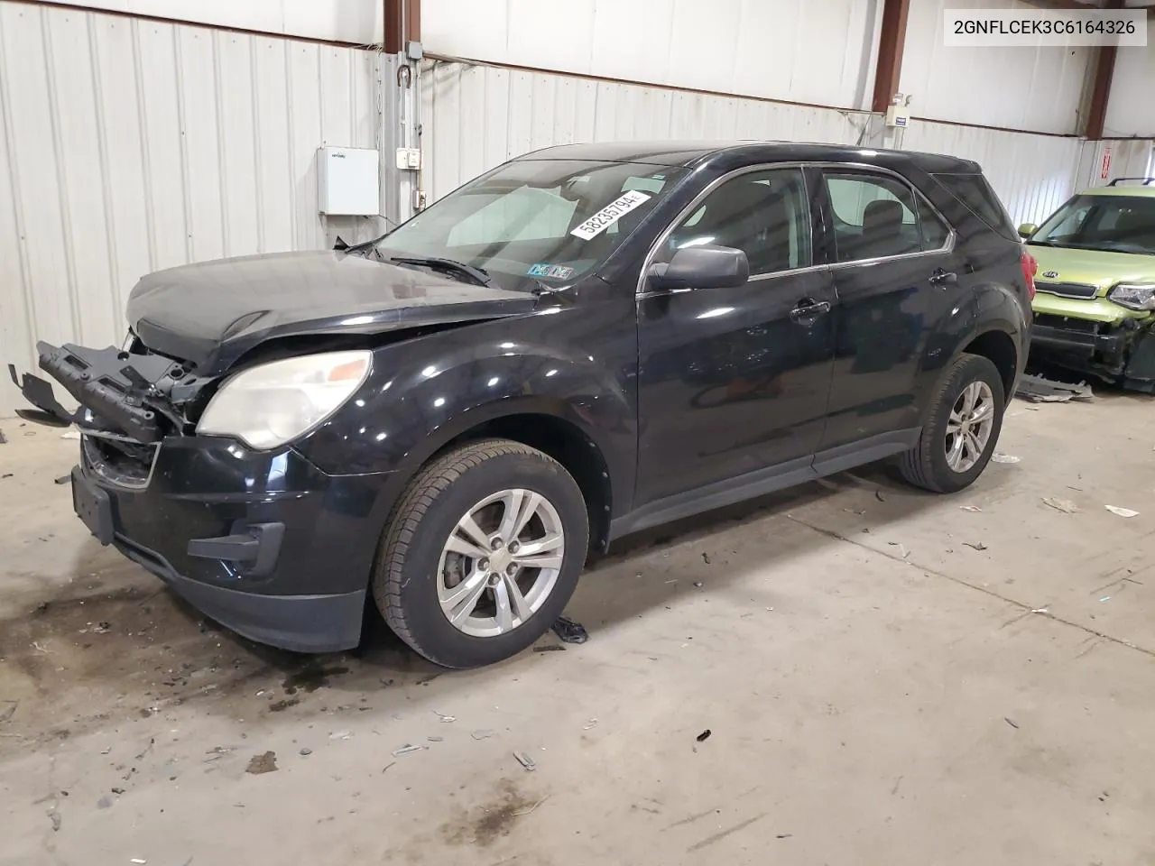 2012 Chevrolet Equinox Ls VIN: 2GNFLCEK3C6164326 Lot: 58235794