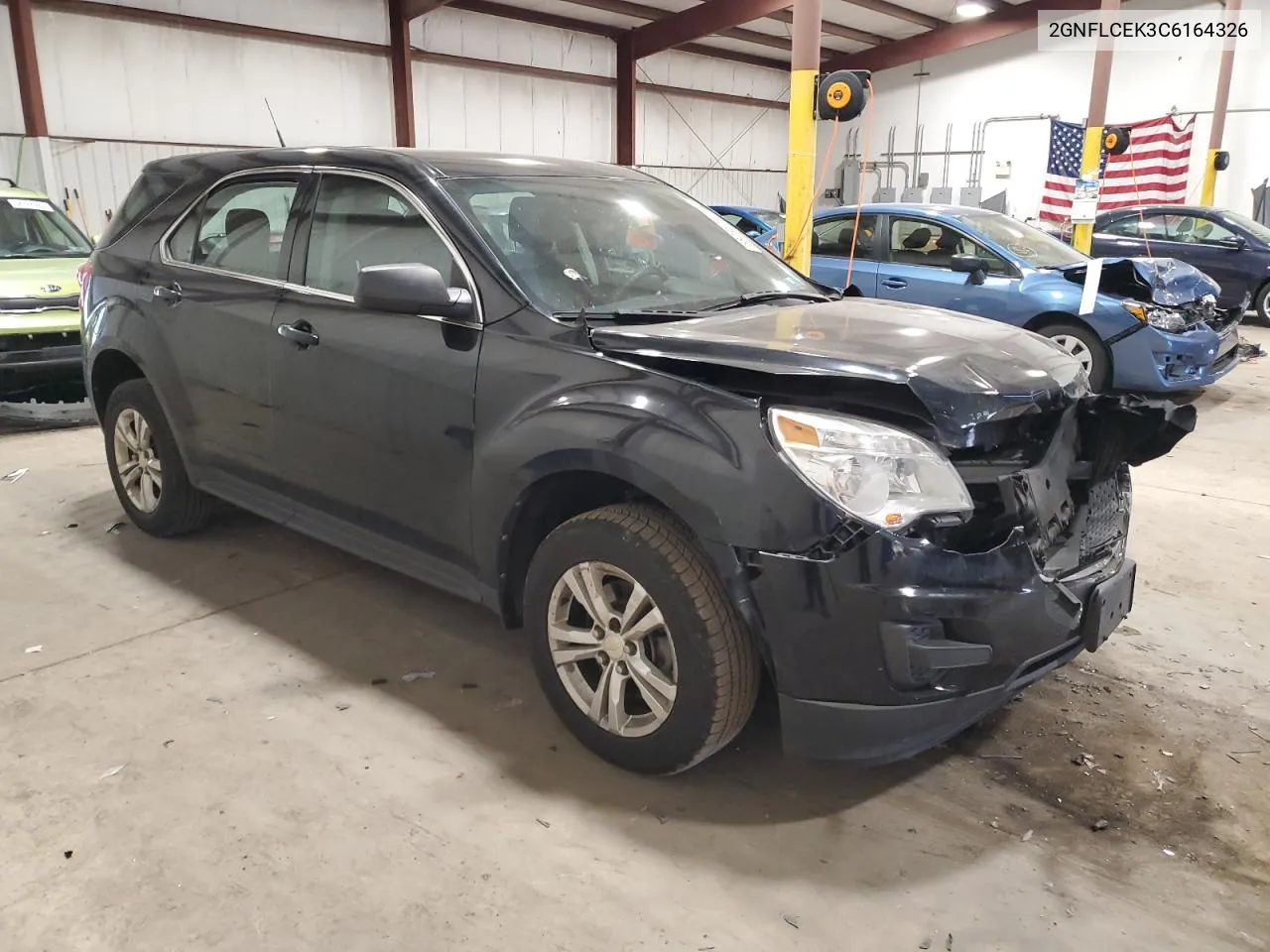 2012 Chevrolet Equinox Ls VIN: 2GNFLCEK3C6164326 Lot: 58235794