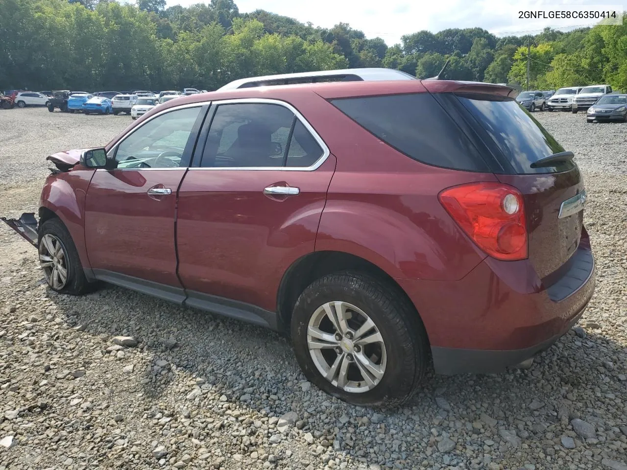 2012 Chevrolet Equinox Ltz VIN: 2GNFLGE58C6350414 Lot: 61805524