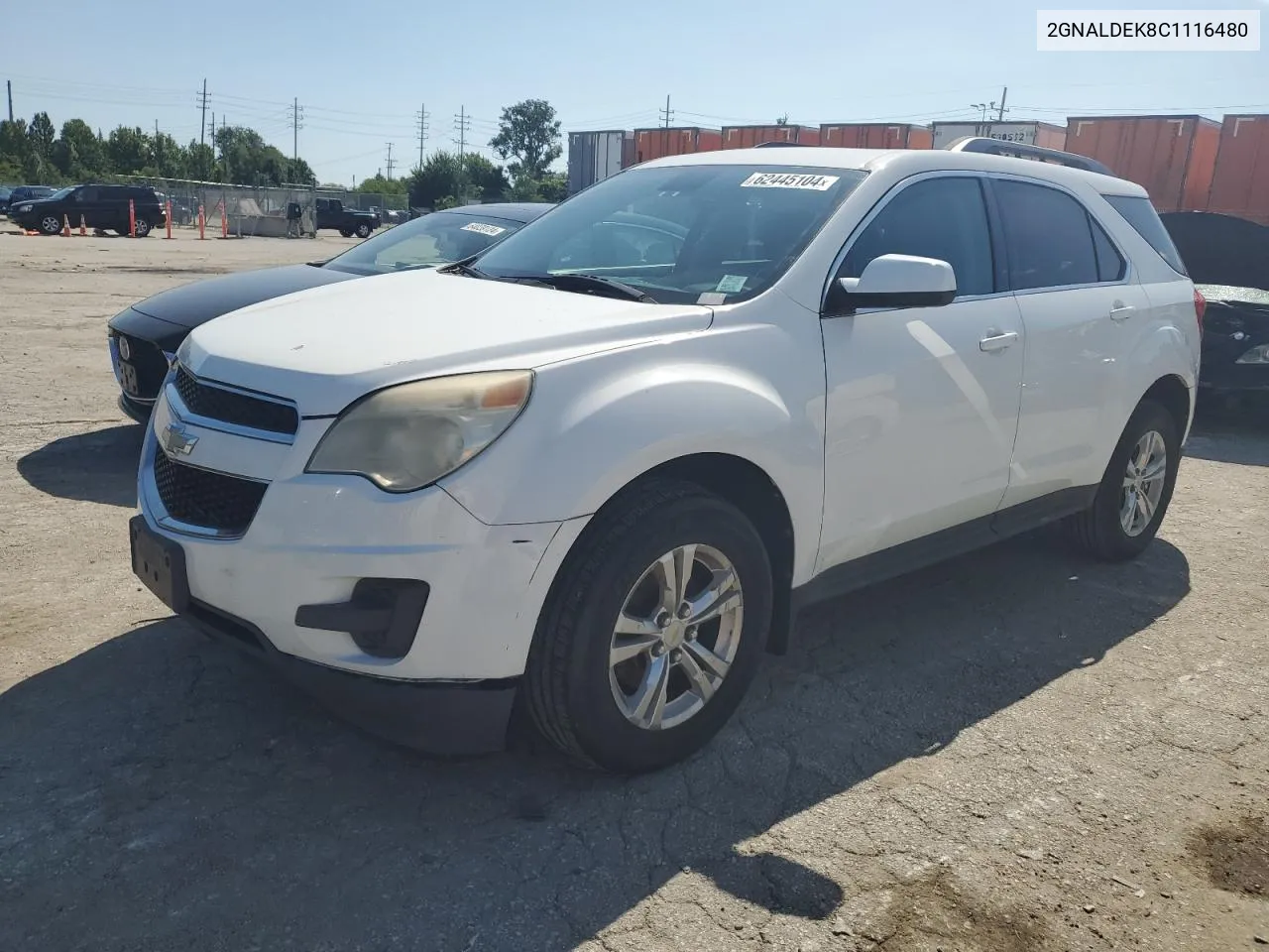 2012 Chevrolet Equinox Lt VIN: 2GNALDEK8C1116480 Lot: 62445104