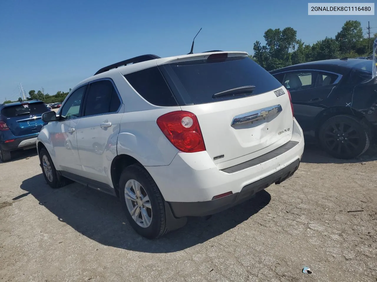 2012 Chevrolet Equinox Lt VIN: 2GNALDEK8C1116480 Lot: 62445104