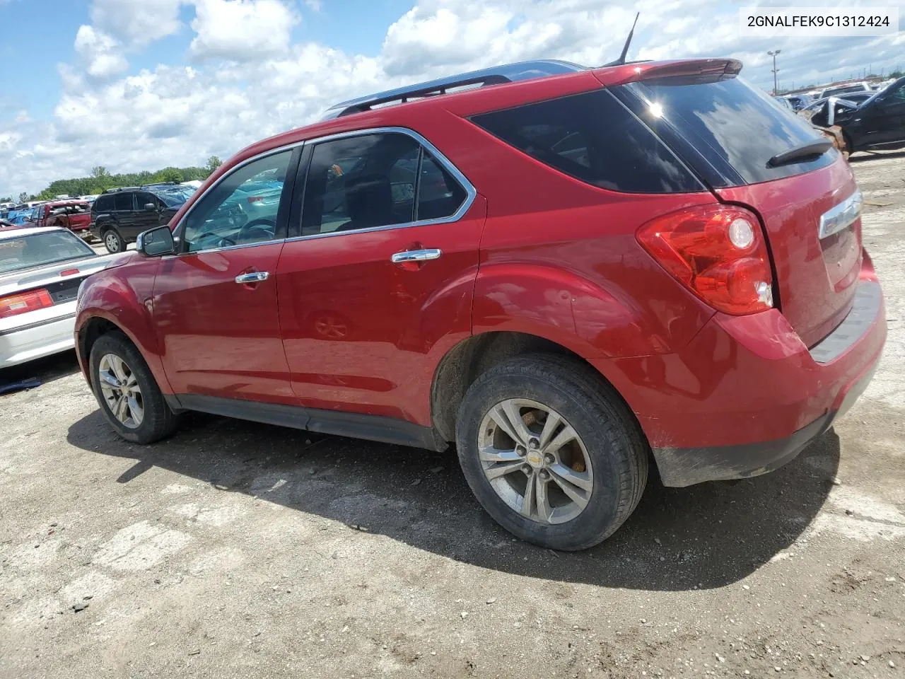 2012 Chevrolet Equinox Ltz VIN: 2GNALFEK9C1312424 Lot: 62504284