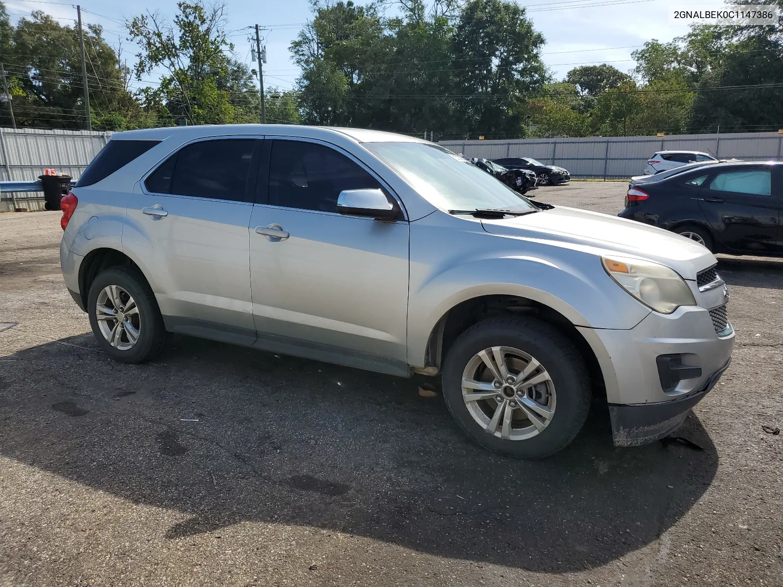 2012 Chevrolet Equinox Ls VIN: 2GNALBEK0C1147386 Lot: 62733934