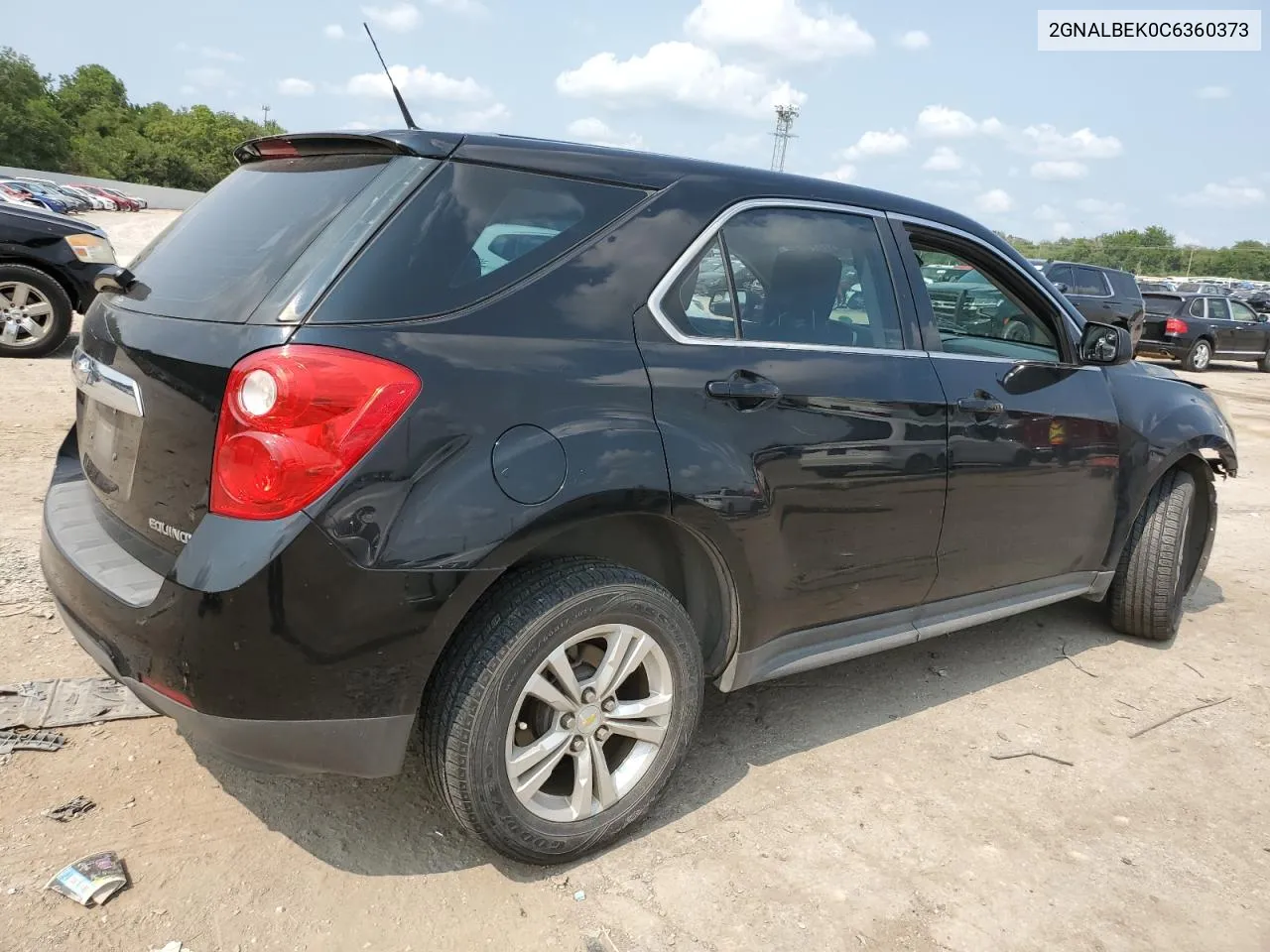 2012 Chevrolet Equinox Ls VIN: 2GNALBEK0C6360373 Lot: 64884204