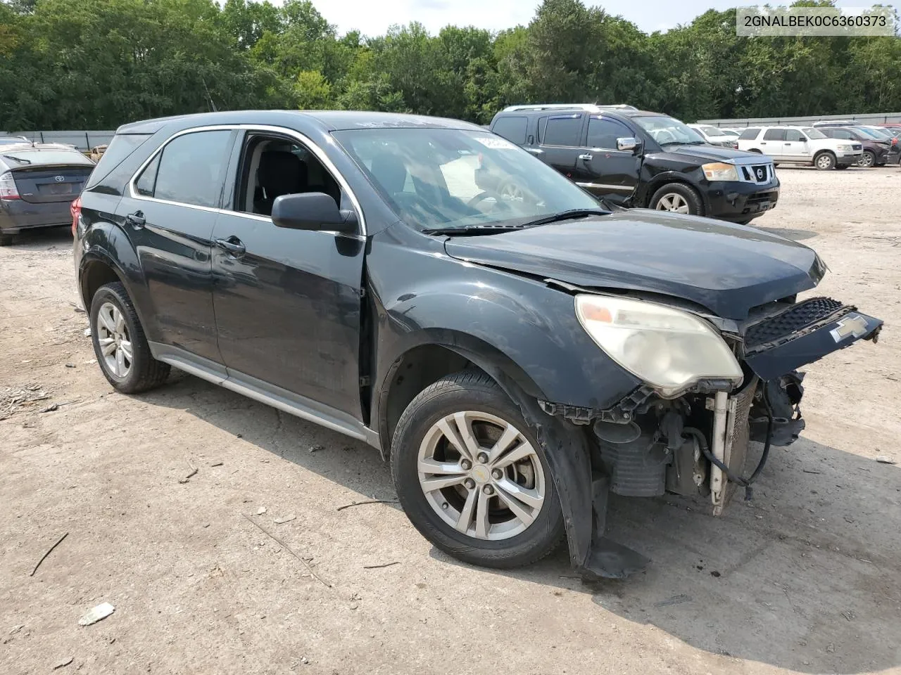 2012 Chevrolet Equinox Ls VIN: 2GNALBEK0C6360373 Lot: 64884204