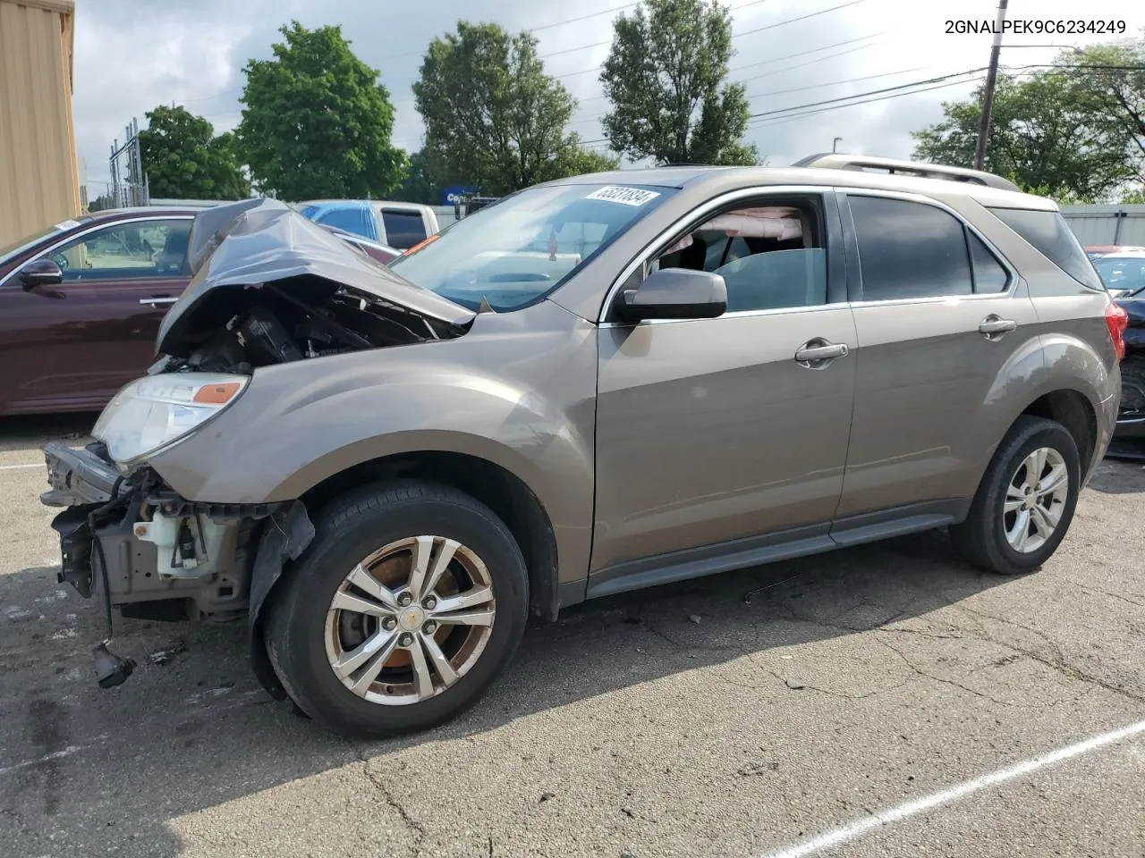 2012 Chevrolet Equinox Lt VIN: 2GNALPEK9C6234249 Lot: 65231834