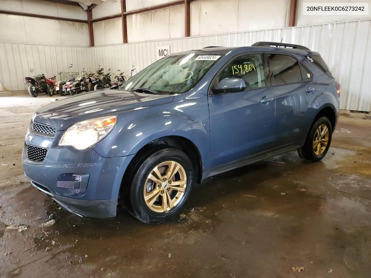 2012 Chevrolet Equinox Lt VIN: 2GNFLEEK0C6273242 Lot: 65449624